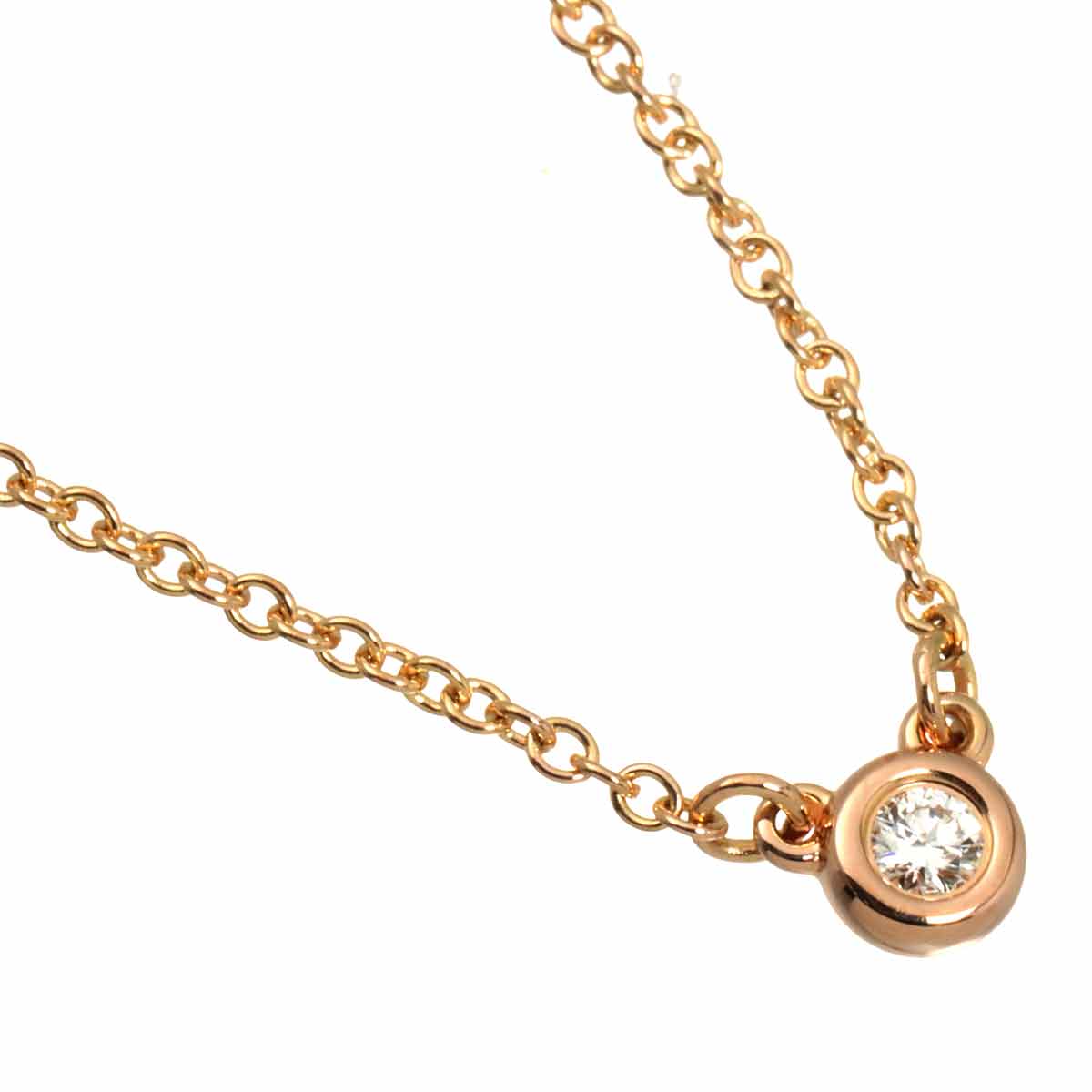 By The Yard Diamond Necklace 18K PG 750
