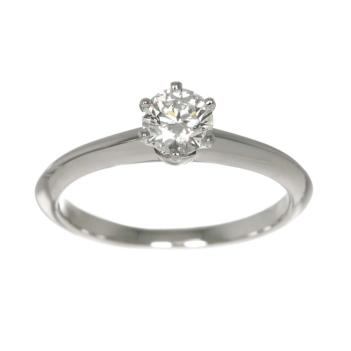 Diamond 0.38ct Ring Pt 4.5(US)