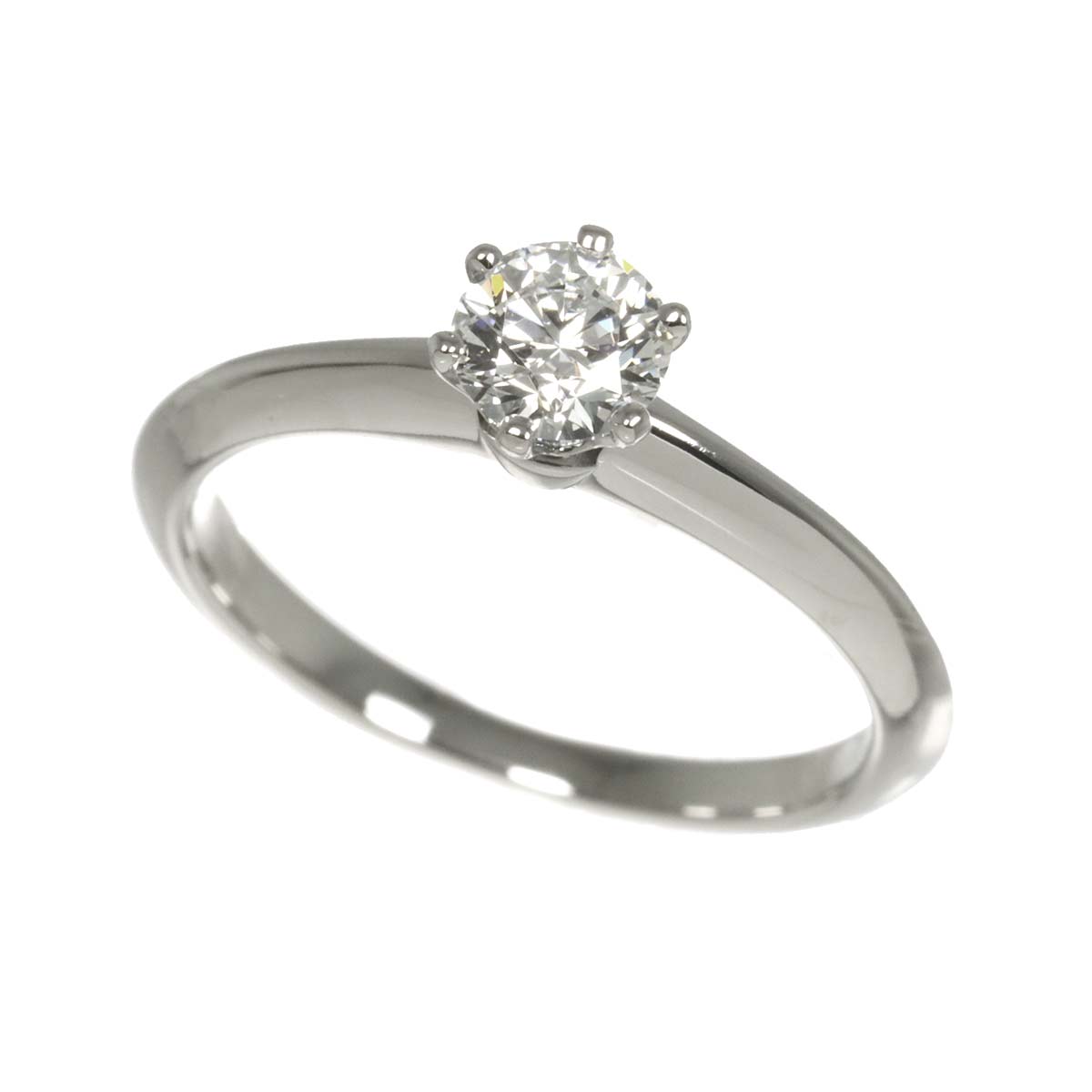 Diamond 0.38ct Ring Pt 4.5(US)