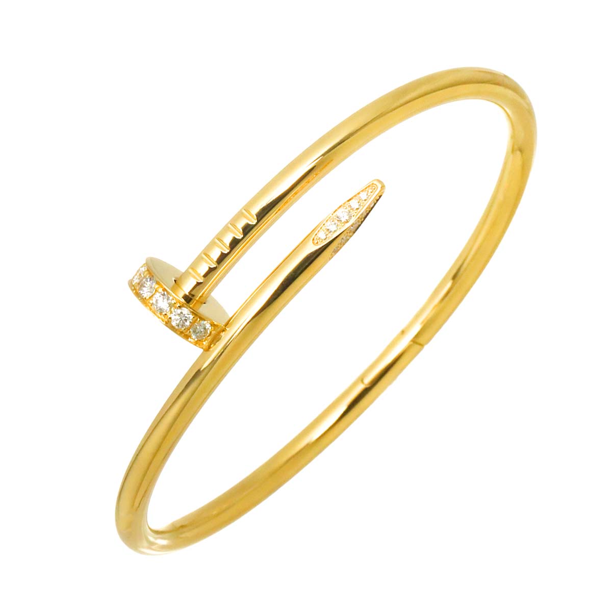 Juste Un Clou Diamond Bracelet 18K Yellow Gold 750 size16