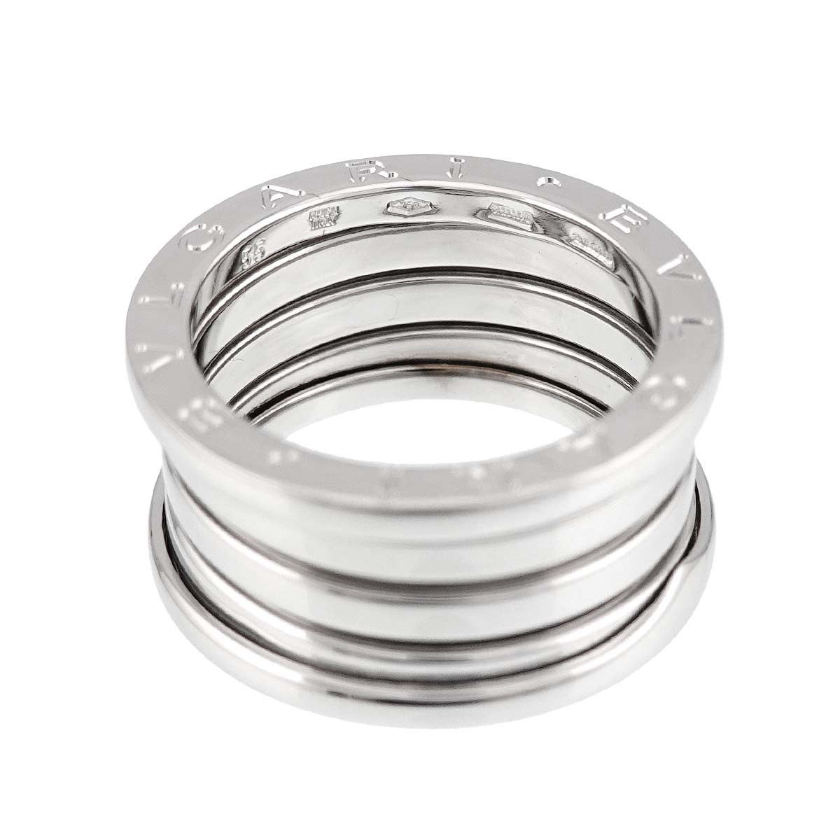 B-ZERO1 4 BAND Ring 18K White Gold 750 Size55 6.75-7.25(US)