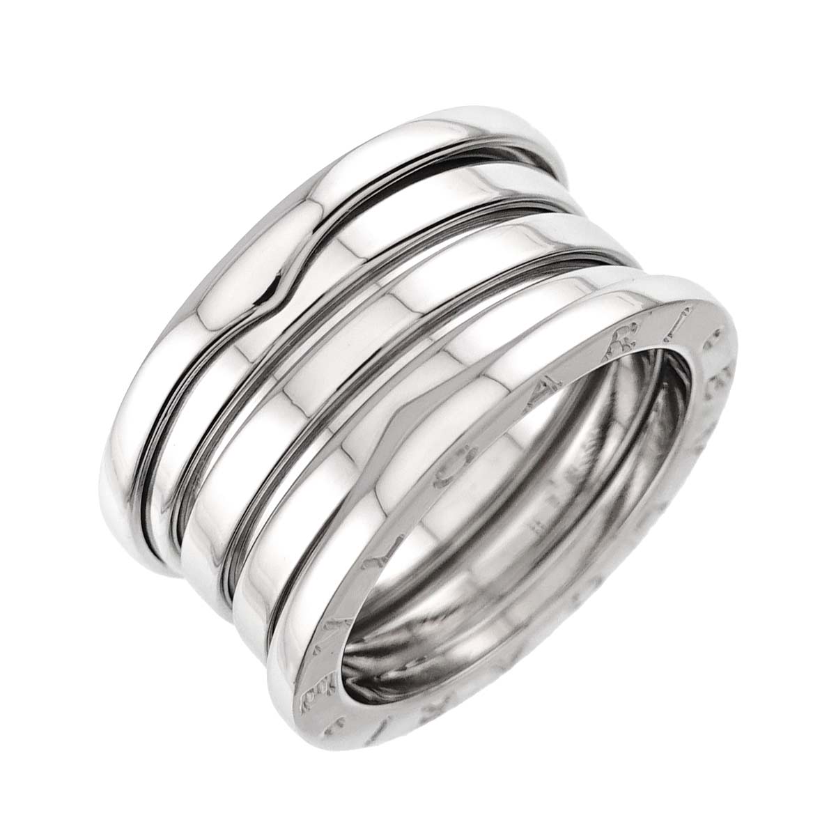 B-ZERO1 4 BAND Ring 18K White Gold 750 Size55 6.75-7.25(US)