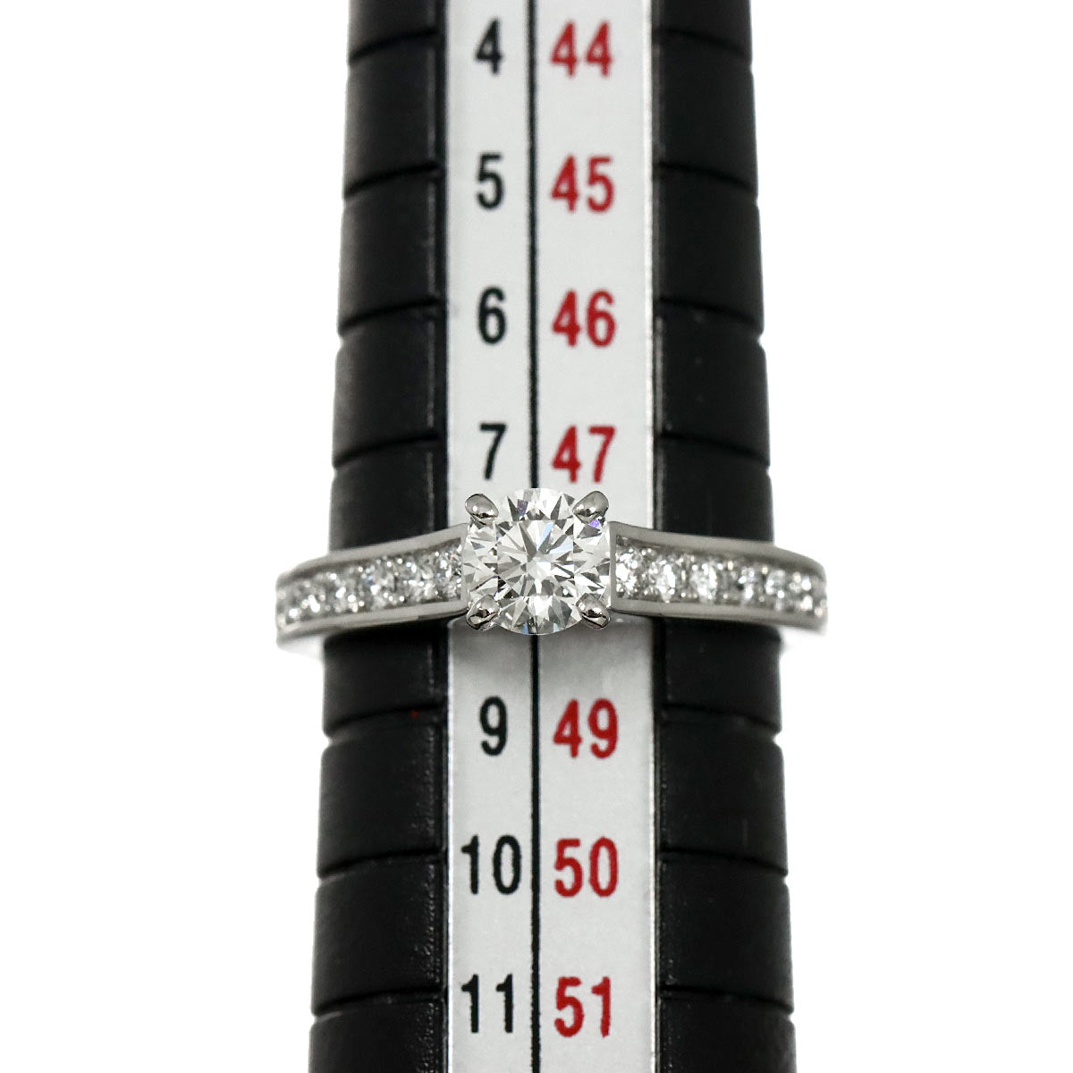 Half Diamond 0.41ct Ring Pt size48 4.5(US)