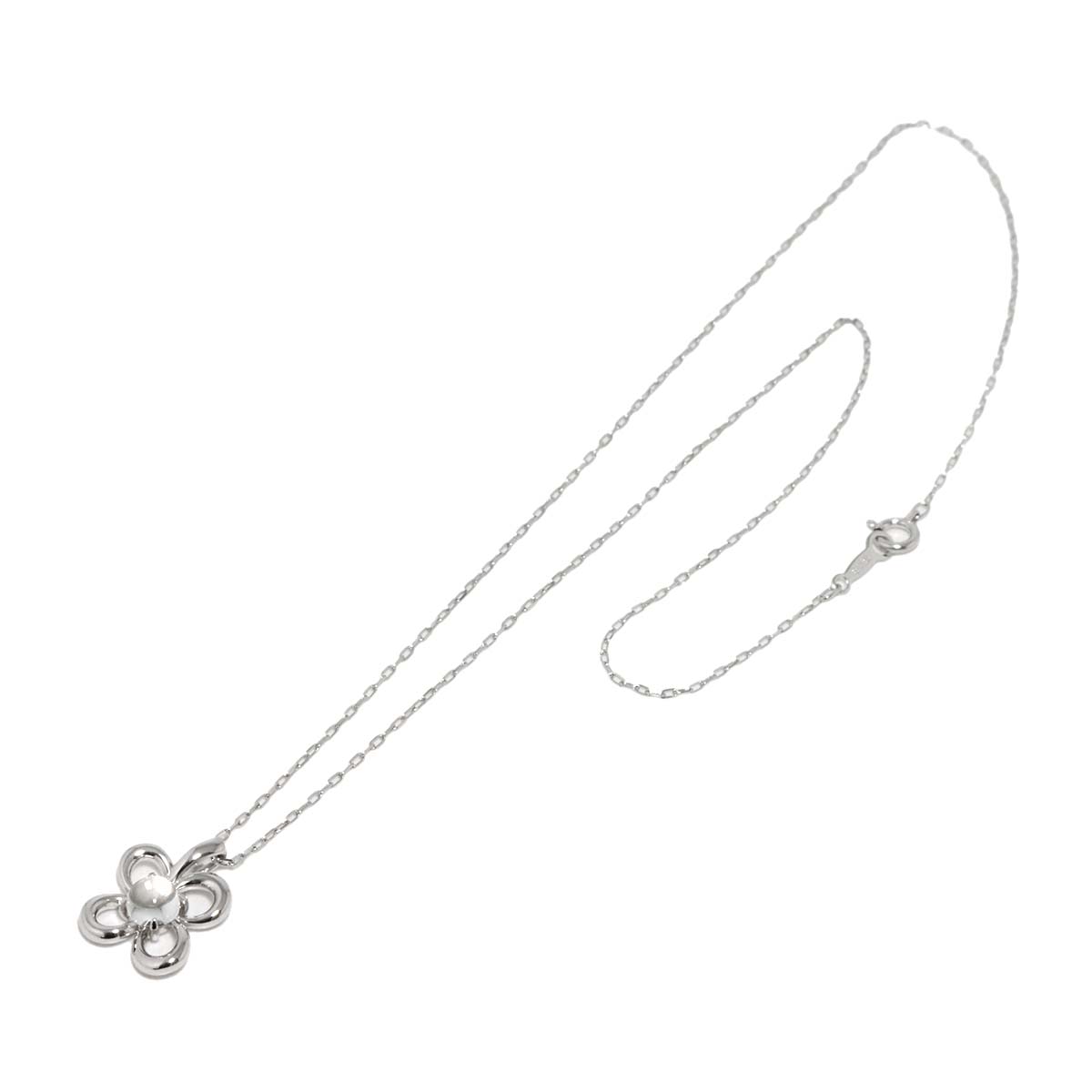 Quartz Necklace 18K WG 750