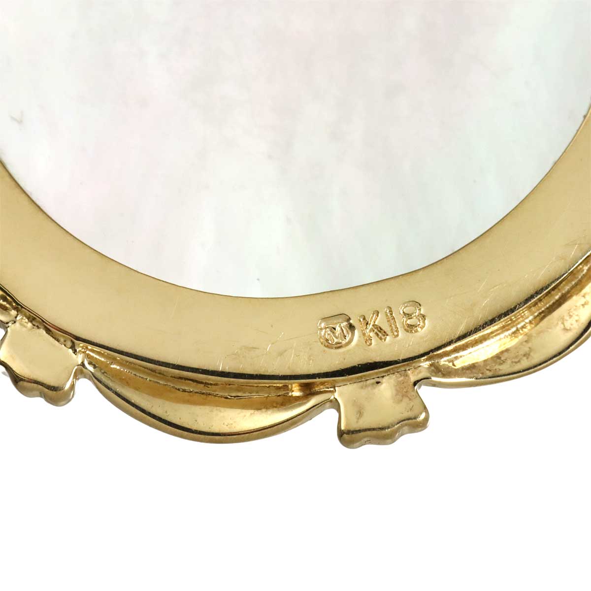 Pique MOP Necklace 18K YG 750