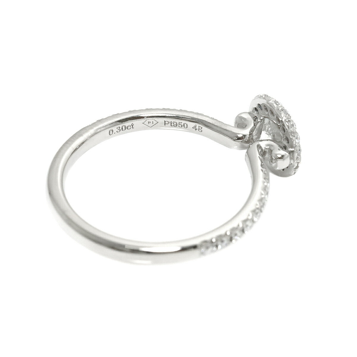Passion Diamond 0.30ct E/VVS2/3EX Ring Pt size48 4.5(US)