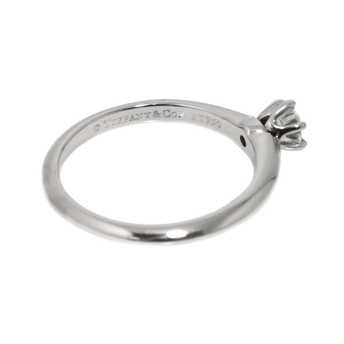 Diamond 0.23ct Ring Pt 4.75-5(US)