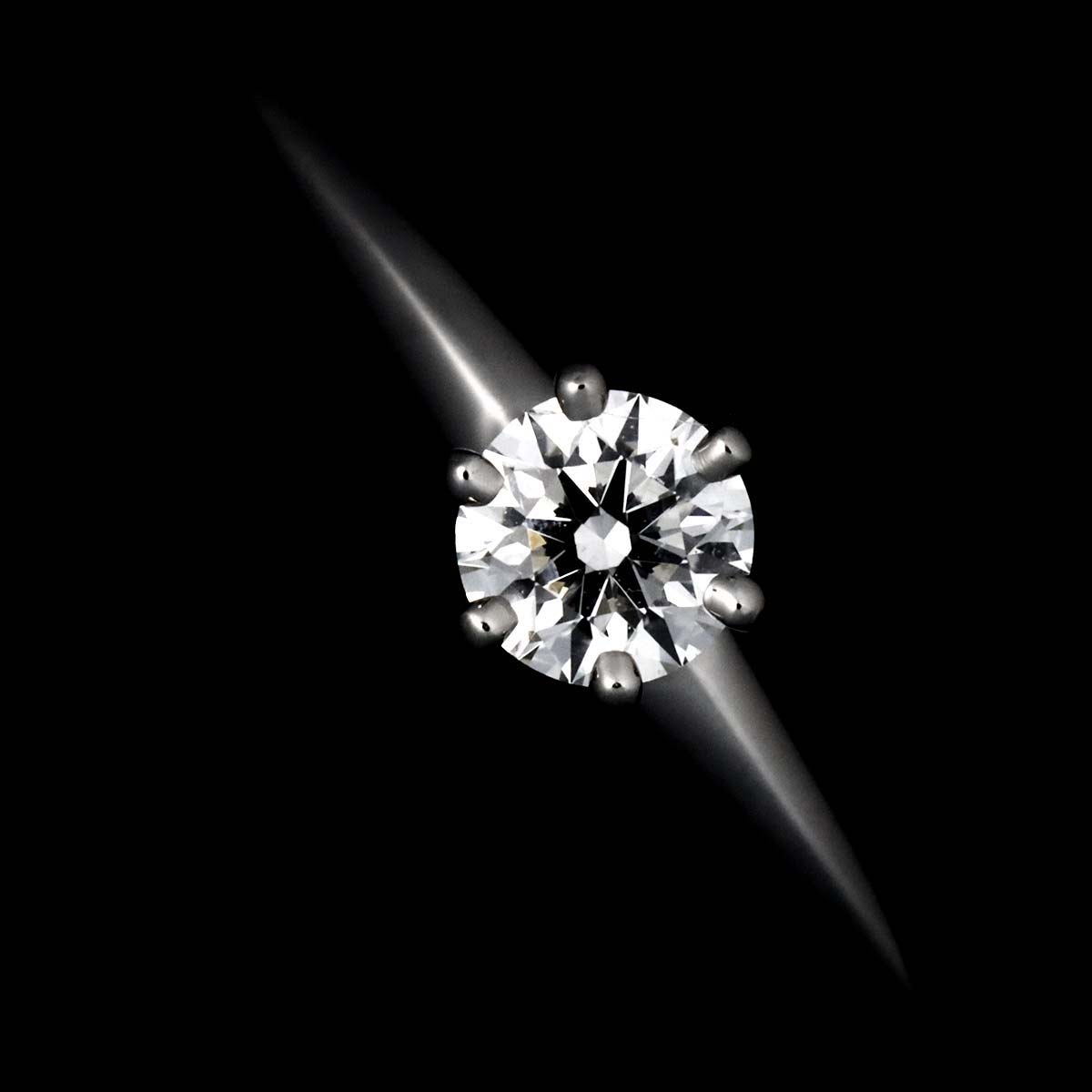 Diamond 0.23ct Ring Pt 4.75-5(US)