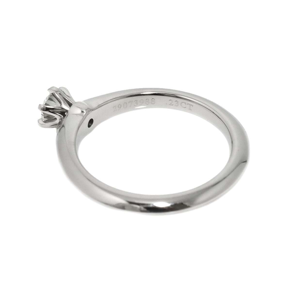 Diamond 0.23ct Ring Pt 4.75-5(US)