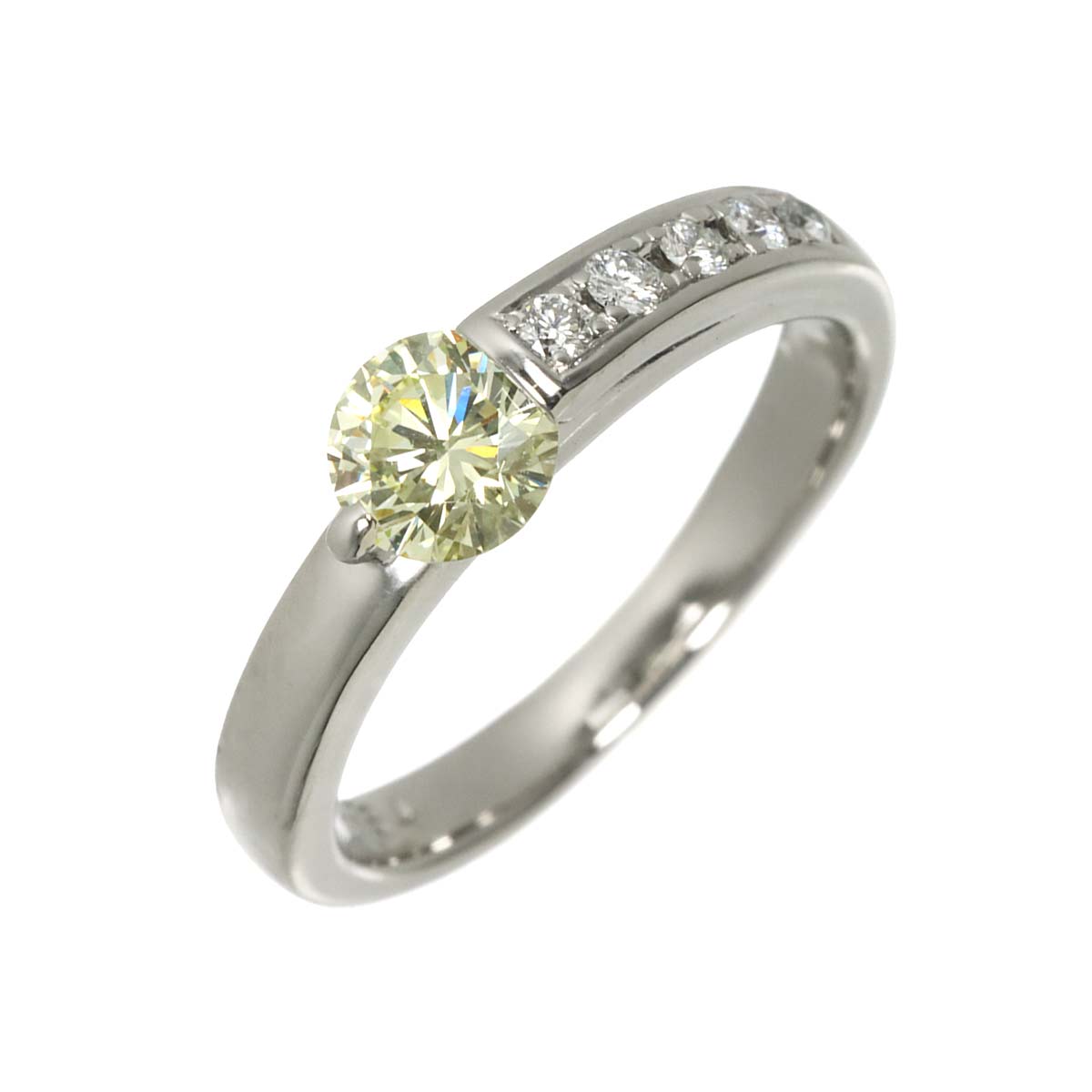 Diamond 0.54/0.09ct Ring Pt Platinum Size5.25(US)