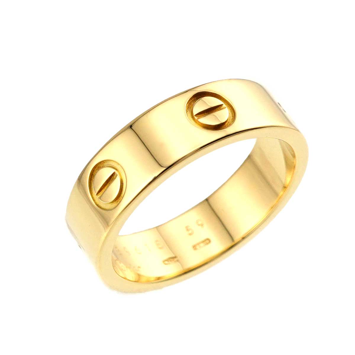 Love Ring 18K Yellow Gold 750 size59 8.25(US)