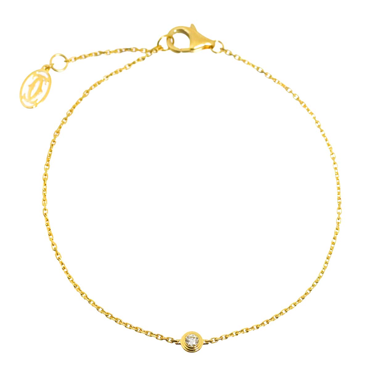 d Amour Diamond Bracelet XS 18K Yellow Gold 750