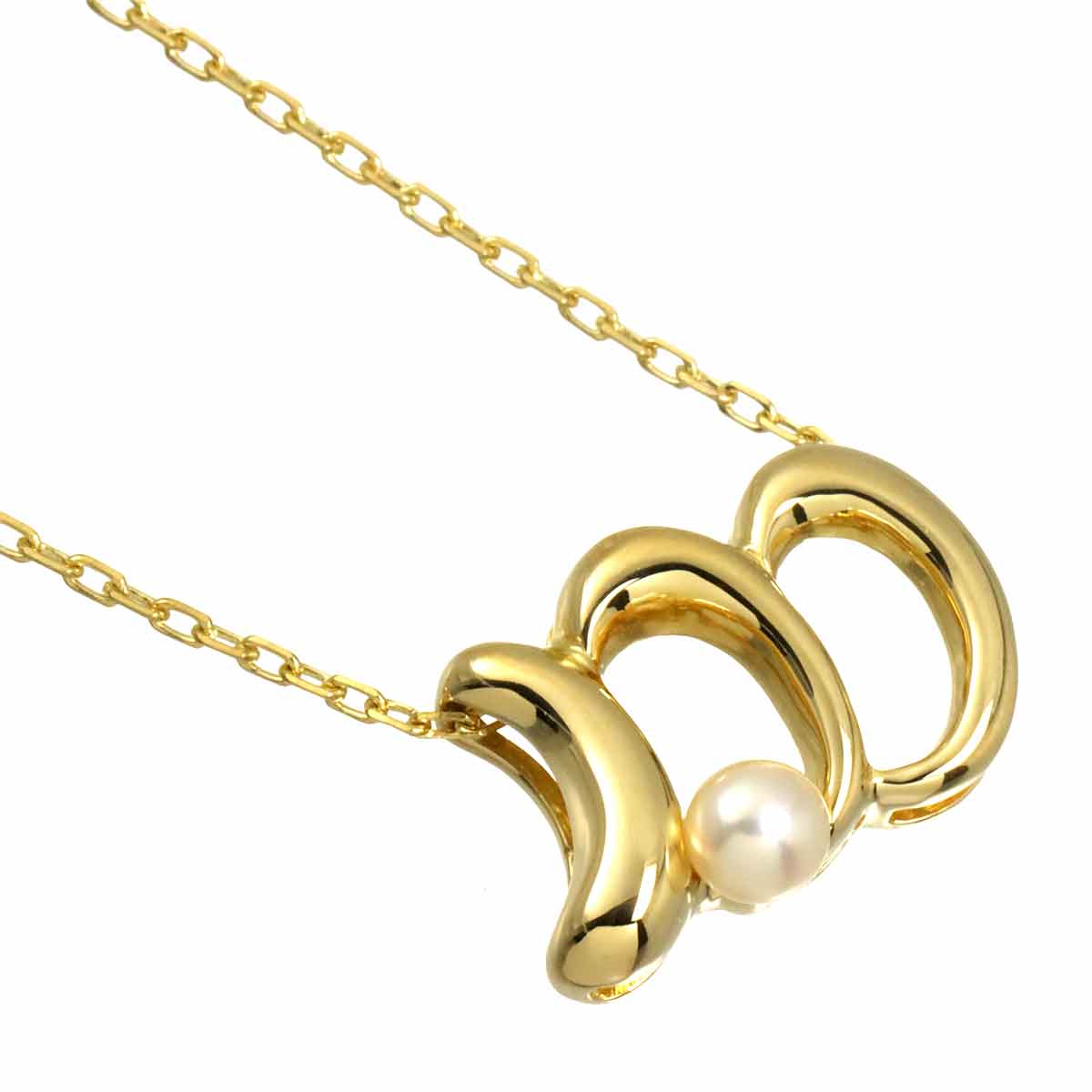 Baby Pearl 3.8mm Necklace 18K YG 750
