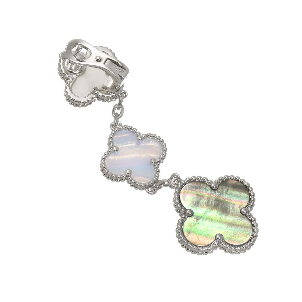 Magic Alhambra Earrings Pierced 18K 750 One Piece only