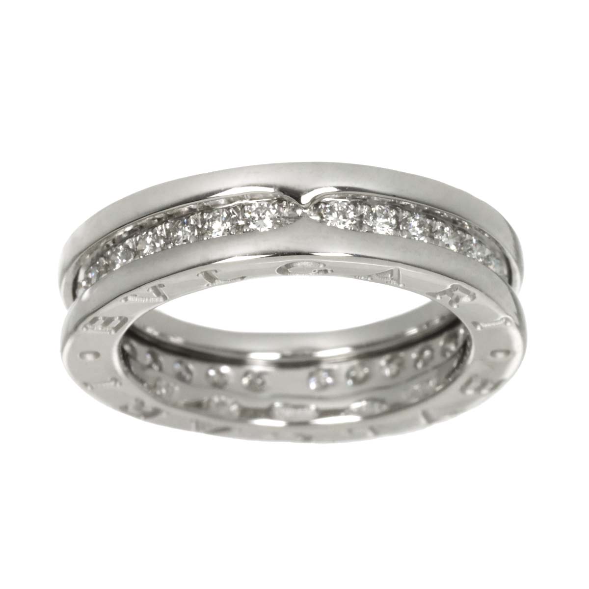 B-zero1 1Band Diamond Ring 18K WG 750 size49 4.75-5(US)