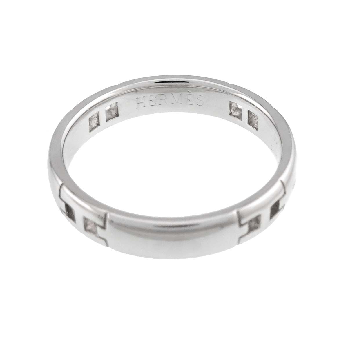 Hercules Ring 18K White Gold 750 Size49 4.75-5(US)