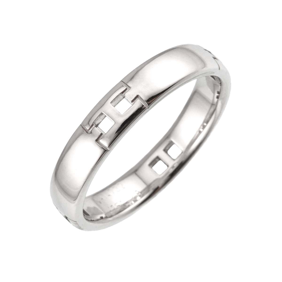 Hercules Ring 18K White Gold 750 Size49 4.75-5(US)