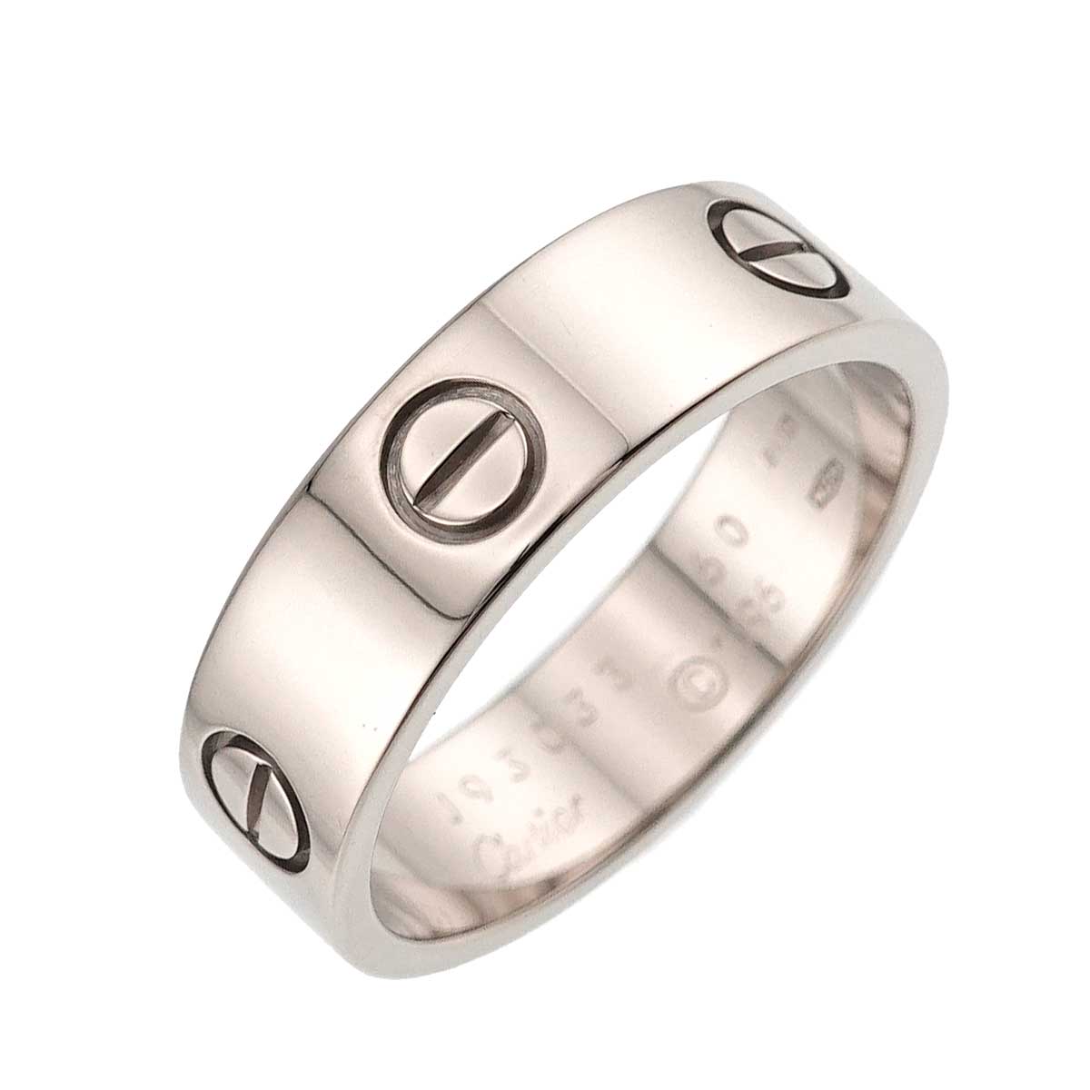 Love Ring 18K White Gold 750 size60 8.75(US)