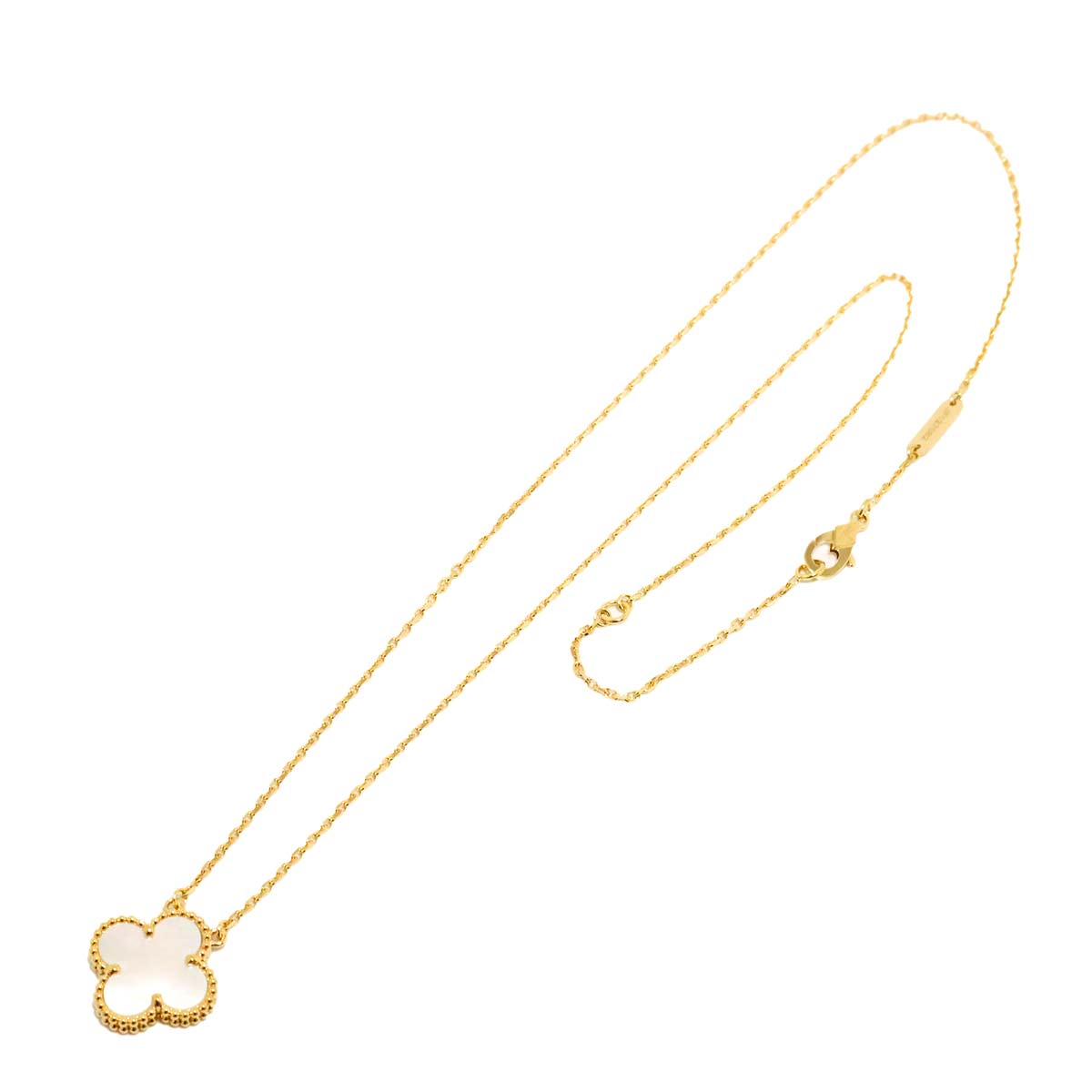 Vintage Alhambra MOP Necklace 18K YG 750