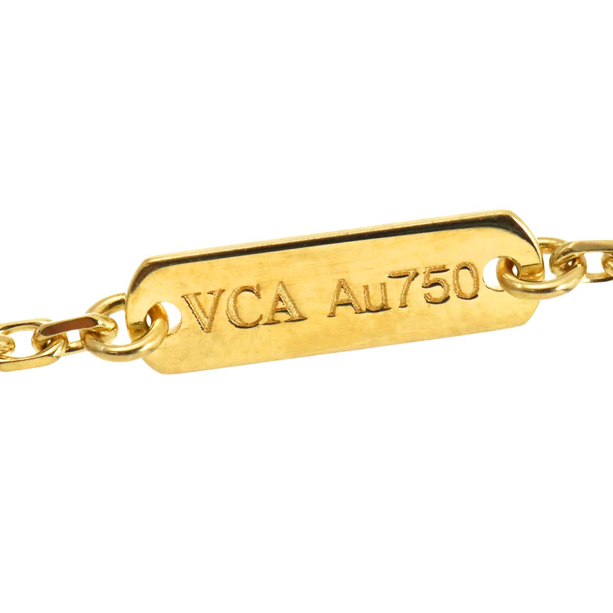 Vintage Alhambra MOP Necklace 18K YG 750