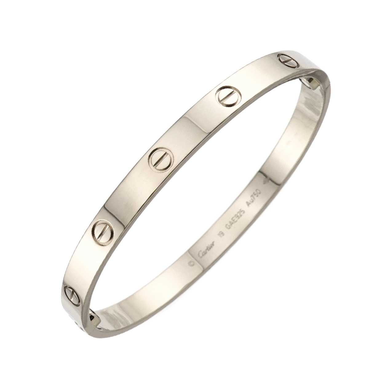 Love Bracelet Bangle 18K WG 750 Size19