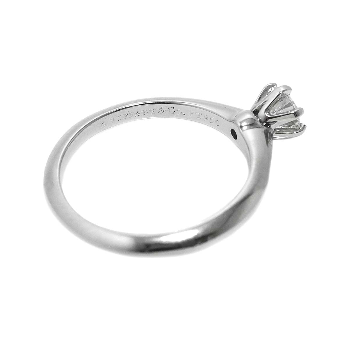 Diamond 0.30ct Ring Pt 4.5-4.75(US)