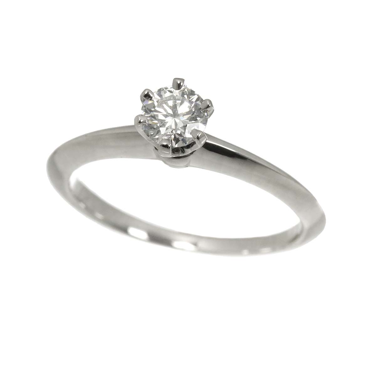Diamond 0.30ct Ring Pt 4.5-4.75(US)