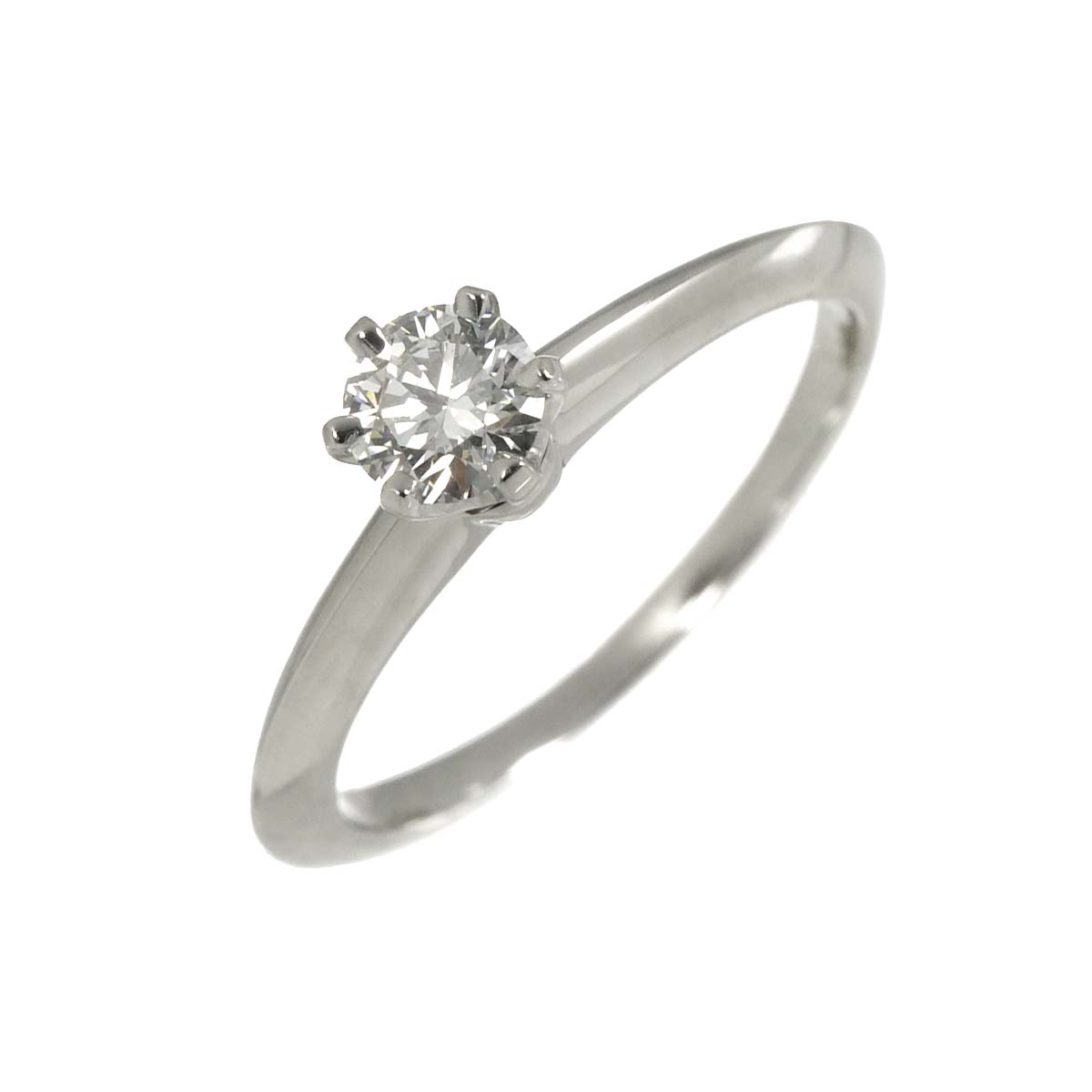 Diamond 0.30ct Ring Pt 4.5-4.75(US)