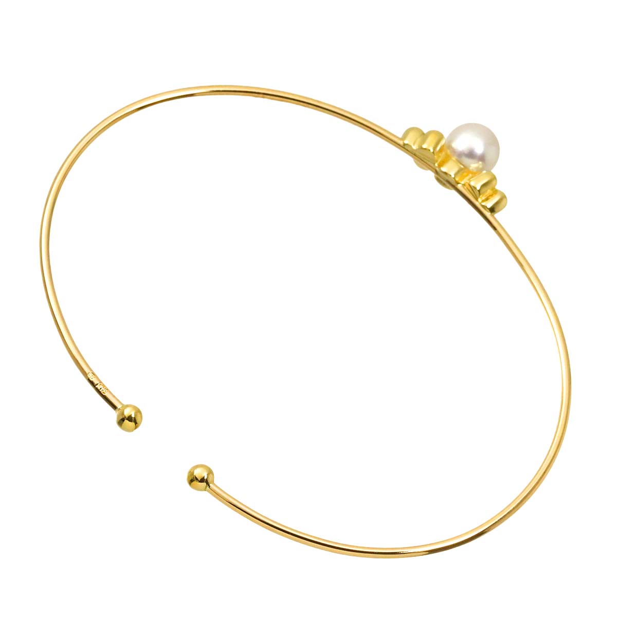 Akoya Pearl 6.3mm Bracelet 18K YG 750
