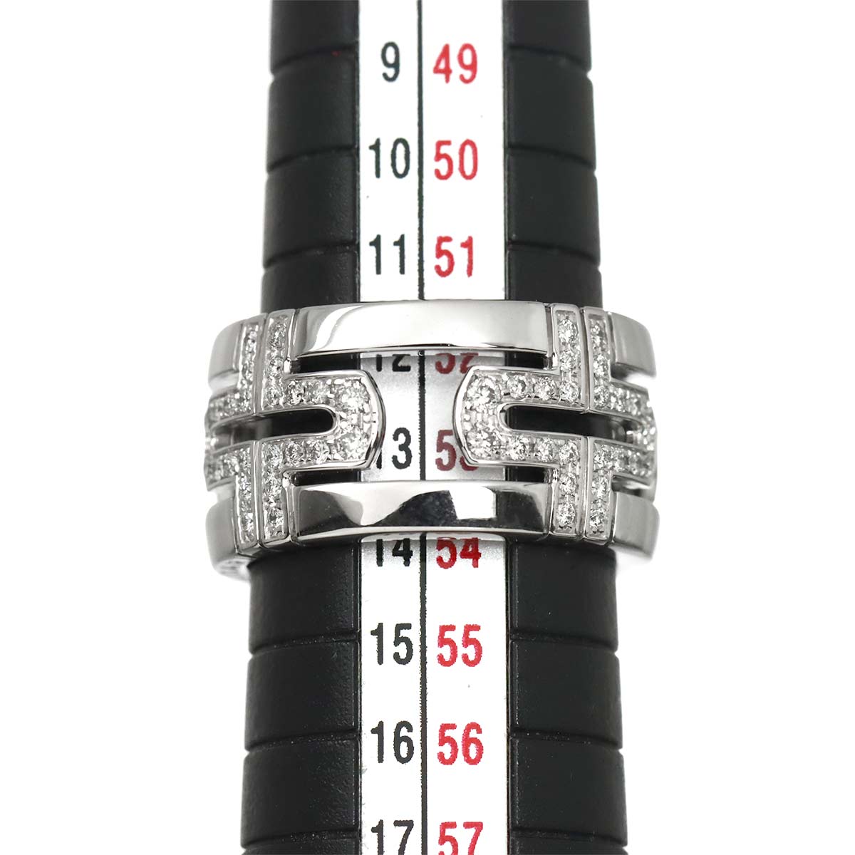 Parentesi Diamond Ring 18K White Gold 750 size54 6.25-6.5(US)