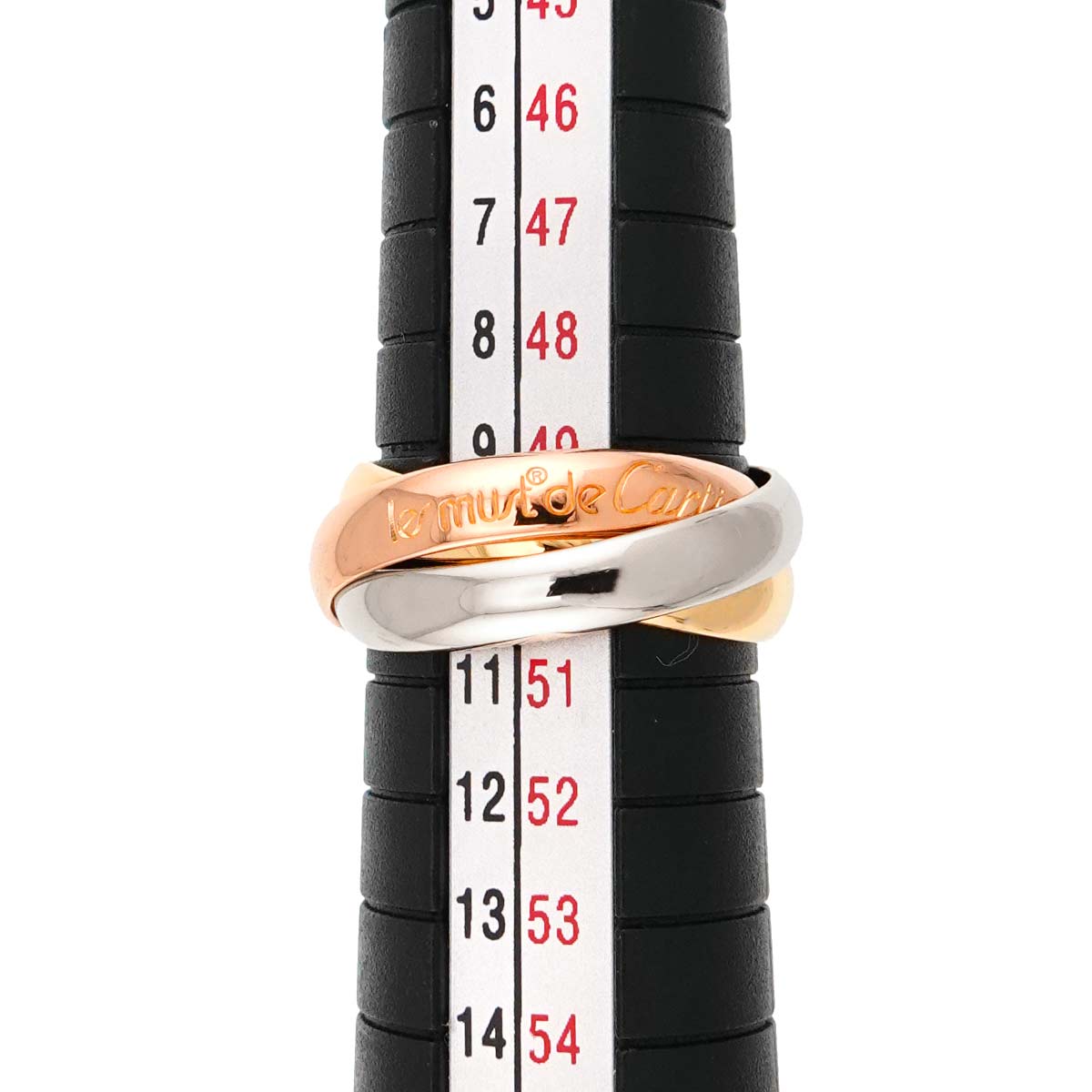 Trinity MM Ring 18K YG WG PG 750 Size50 5.25(US)