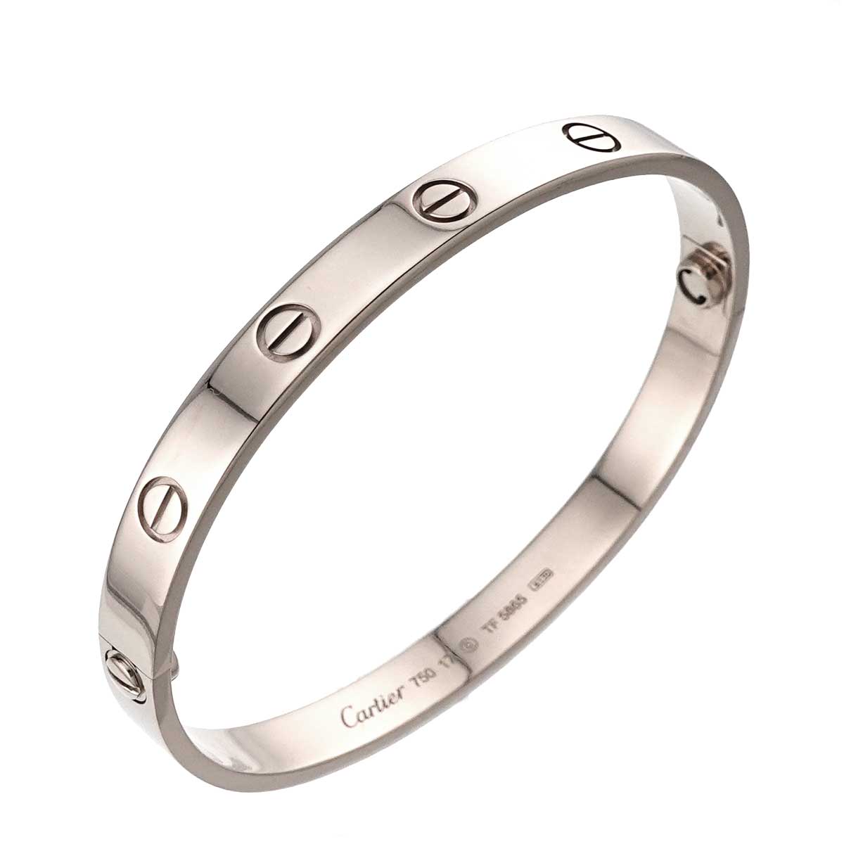 Love Bracelet Bangle 18K WG 750 Size17