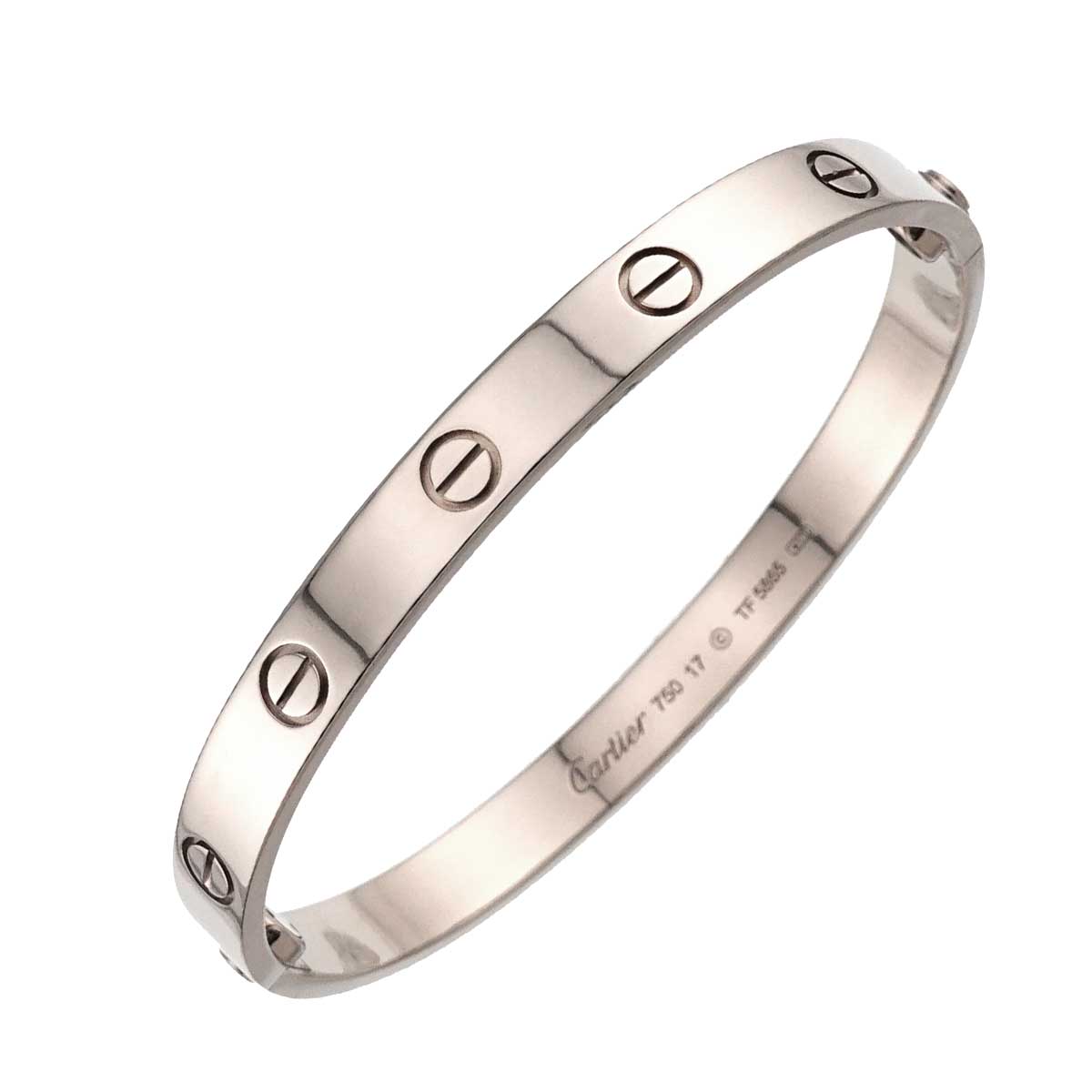 Love Bracelet Bangle 18K WG 750 Size17