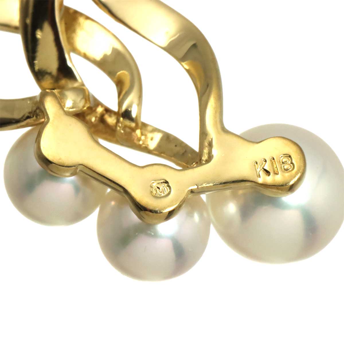 Akoya Pearl 6.1-4.5mm Necklace 18K YG 750