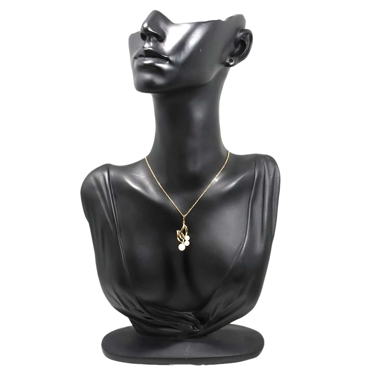 Akoya Pearl 6.1-4.5mm Necklace 18K YG 750