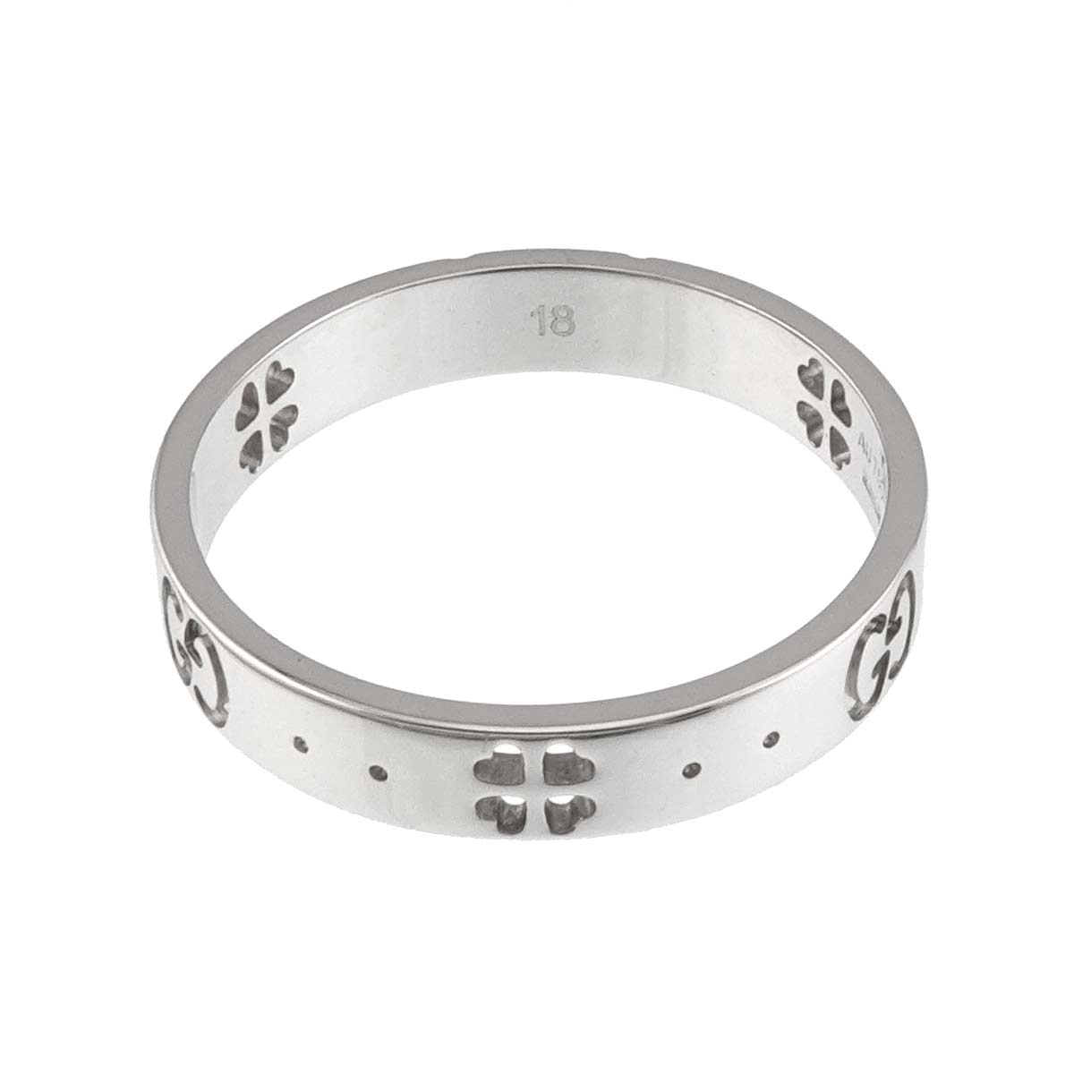 Icon Ring 18K WG White Gold 750 Size18 8-8.25(US)