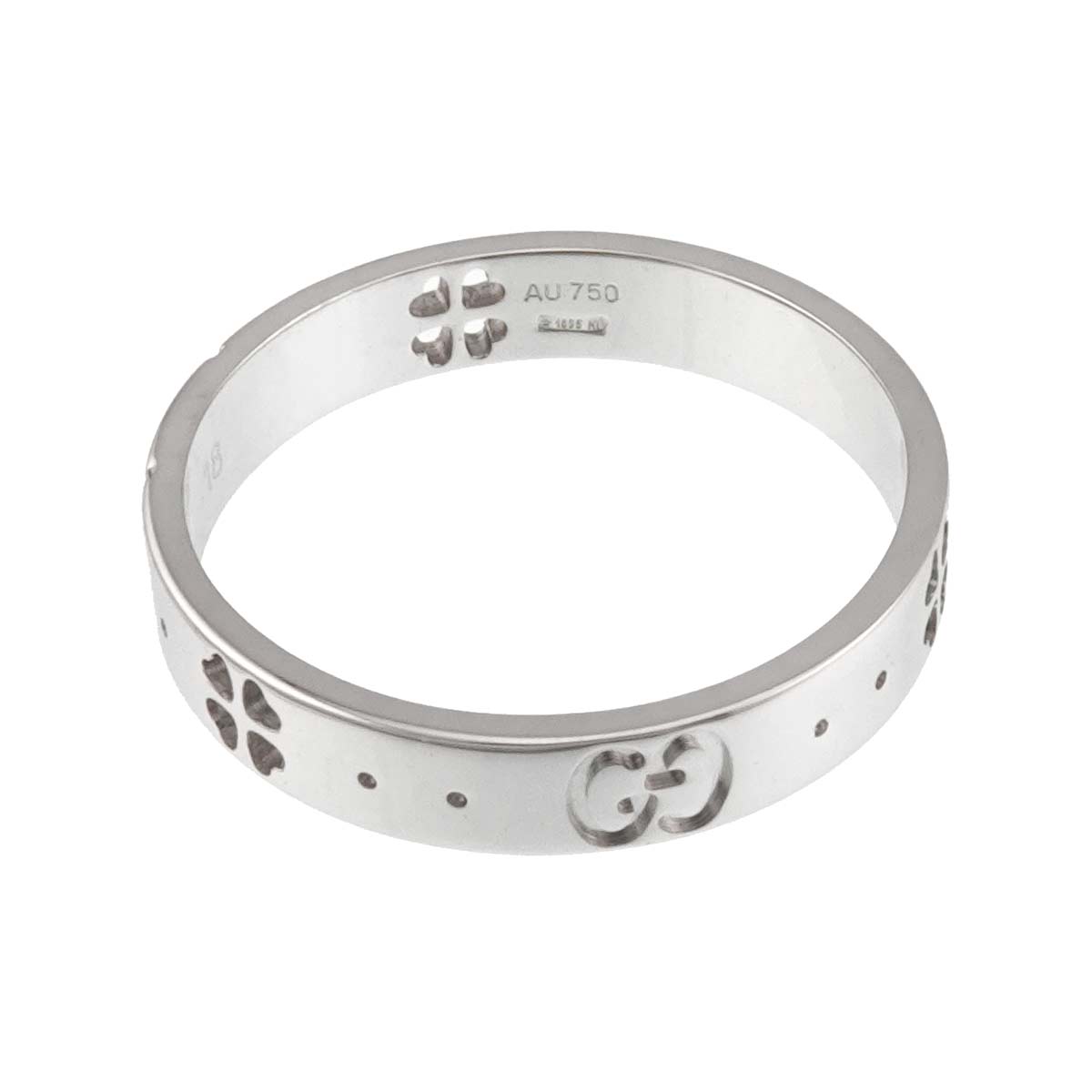 Icon Ring 18K WG White Gold 750 Size18 8-8.25(US)