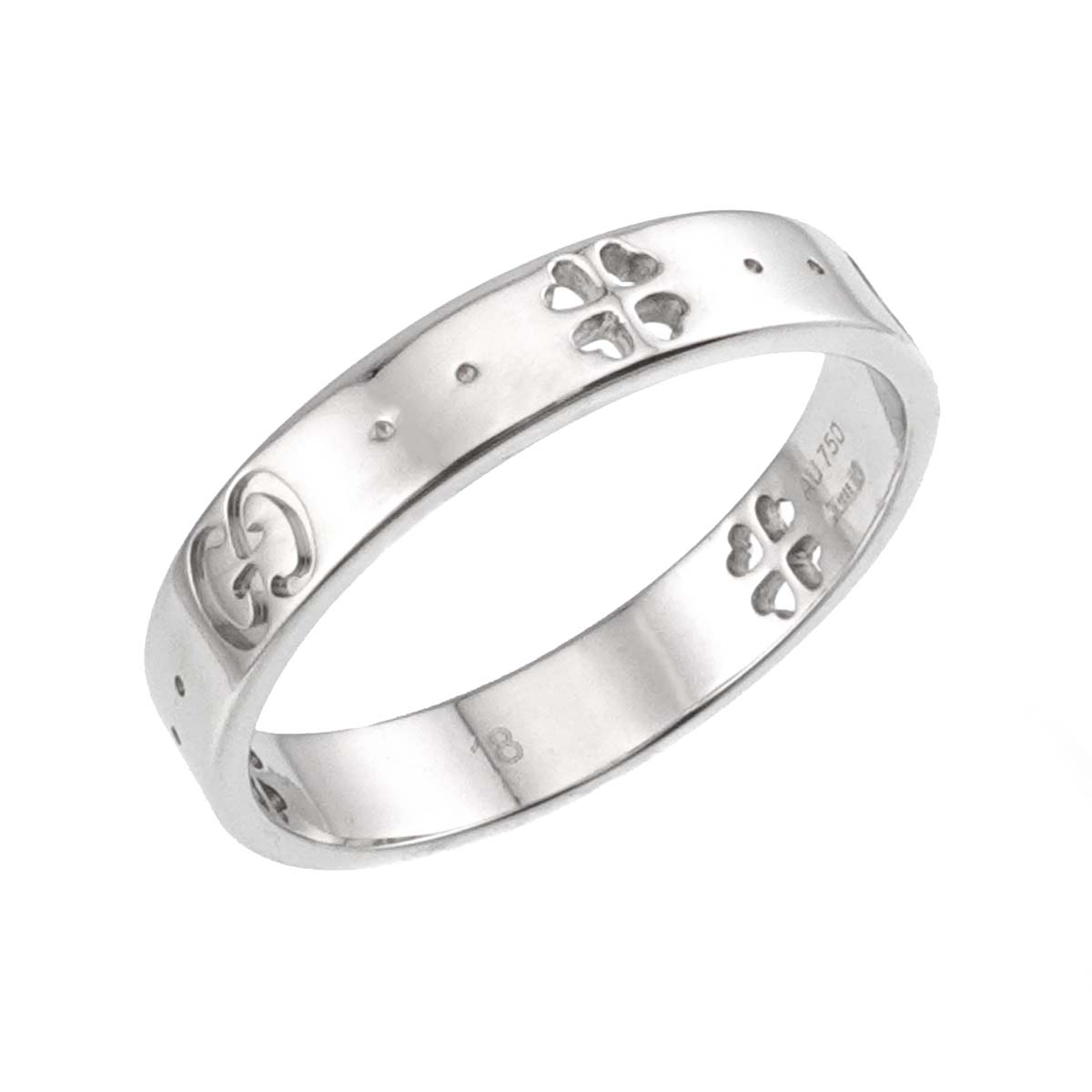 Icon Ring 18K WG White Gold 750 Size18 8-8.25(US)