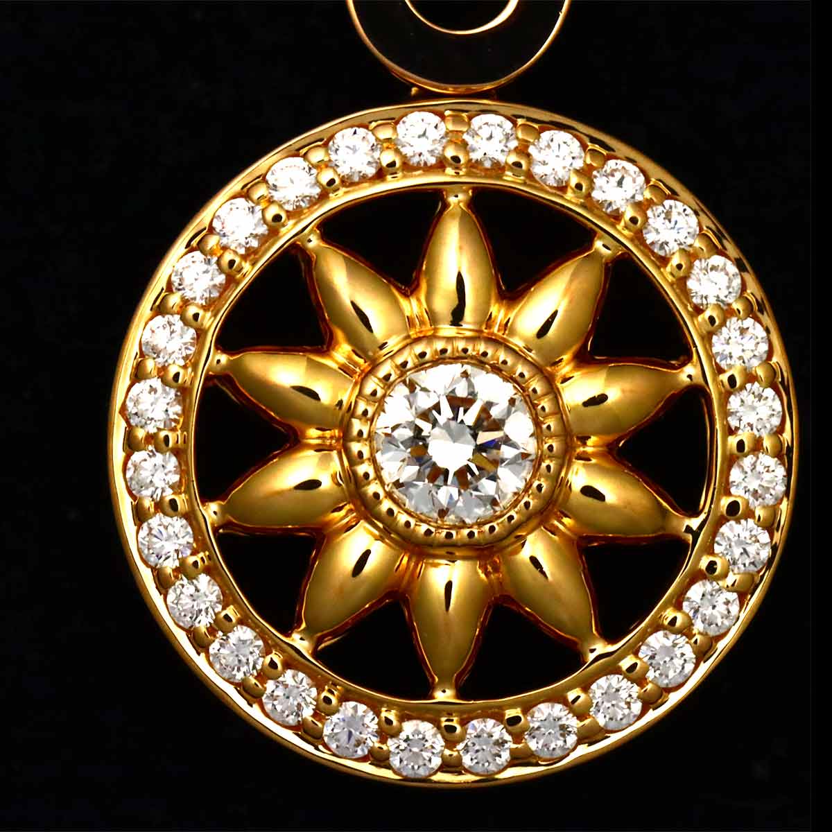 Winston Gates Diamond 0.14ct Necklace 18K PG 750