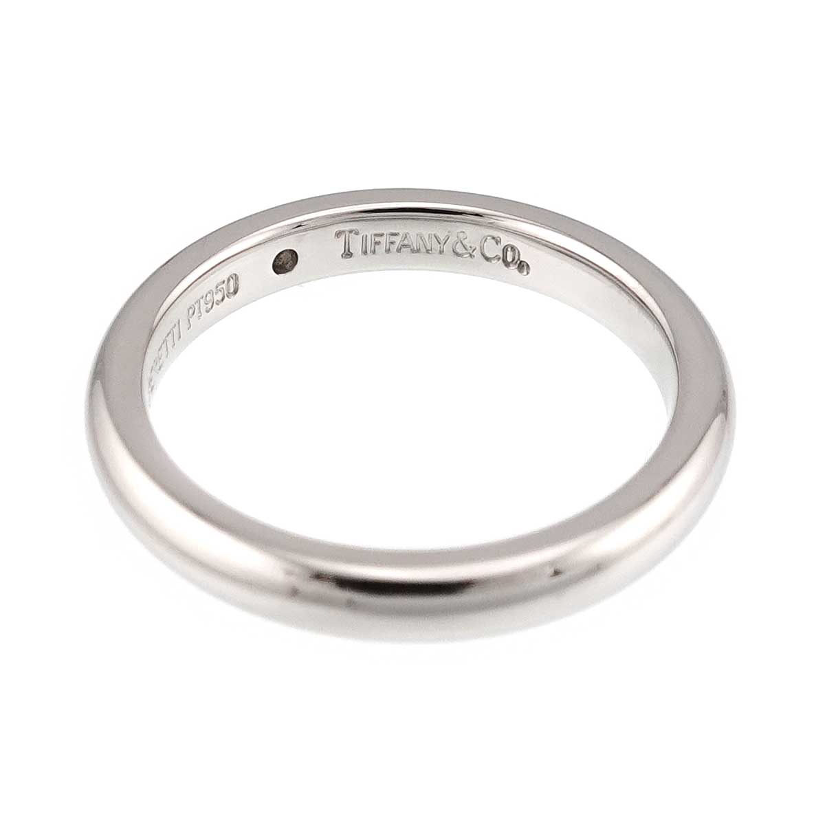 Stacking Band Ring Diamond 1P Platinum Size4.75-5(US)