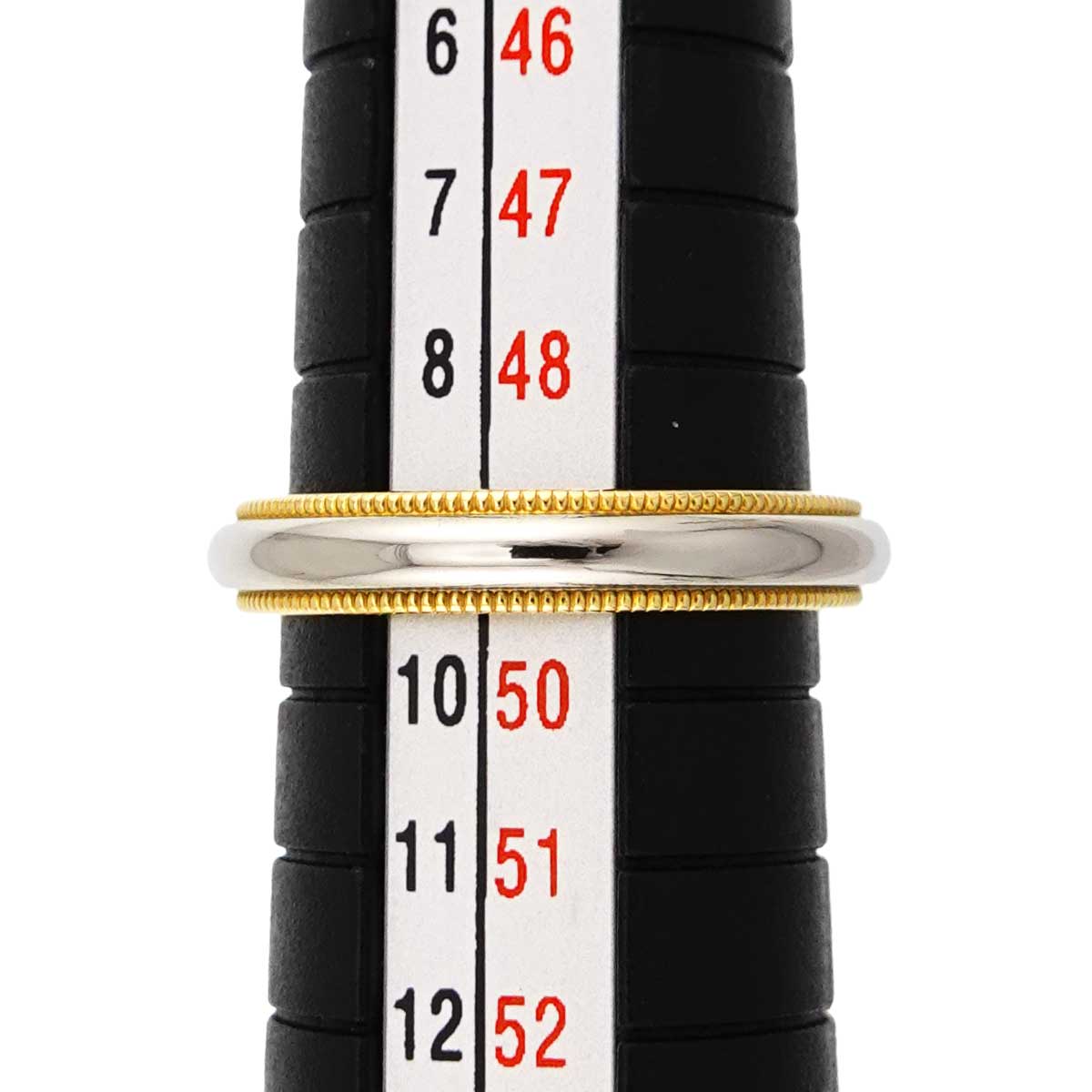 Milgrain Band Ring 18K YG 750 Pt Size4.75-5(US)