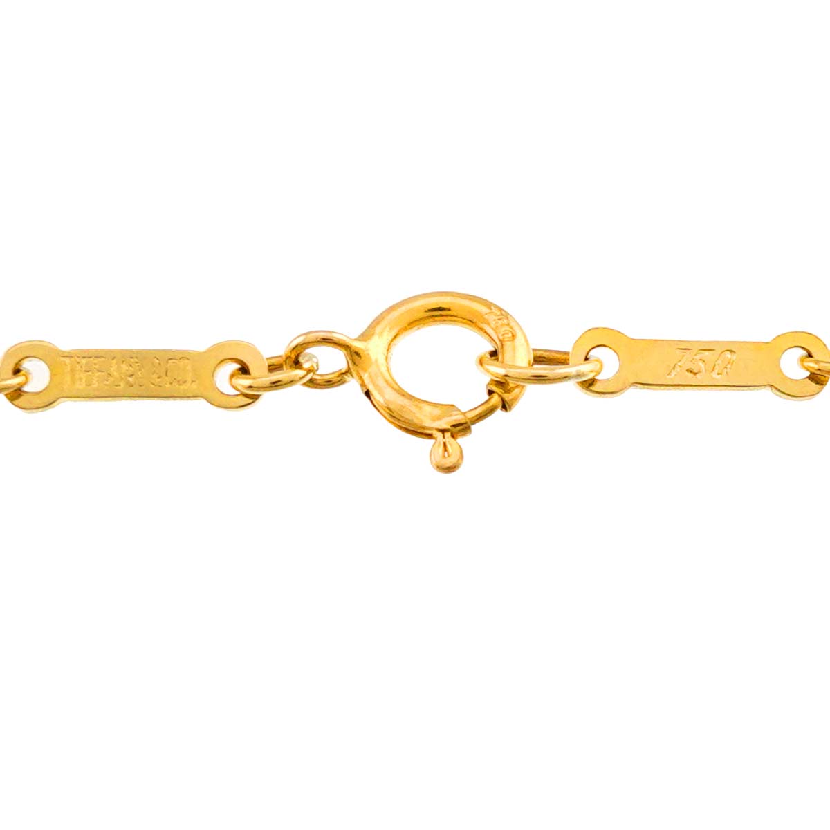Open Heart Necklace 18K Yellow Gold 750