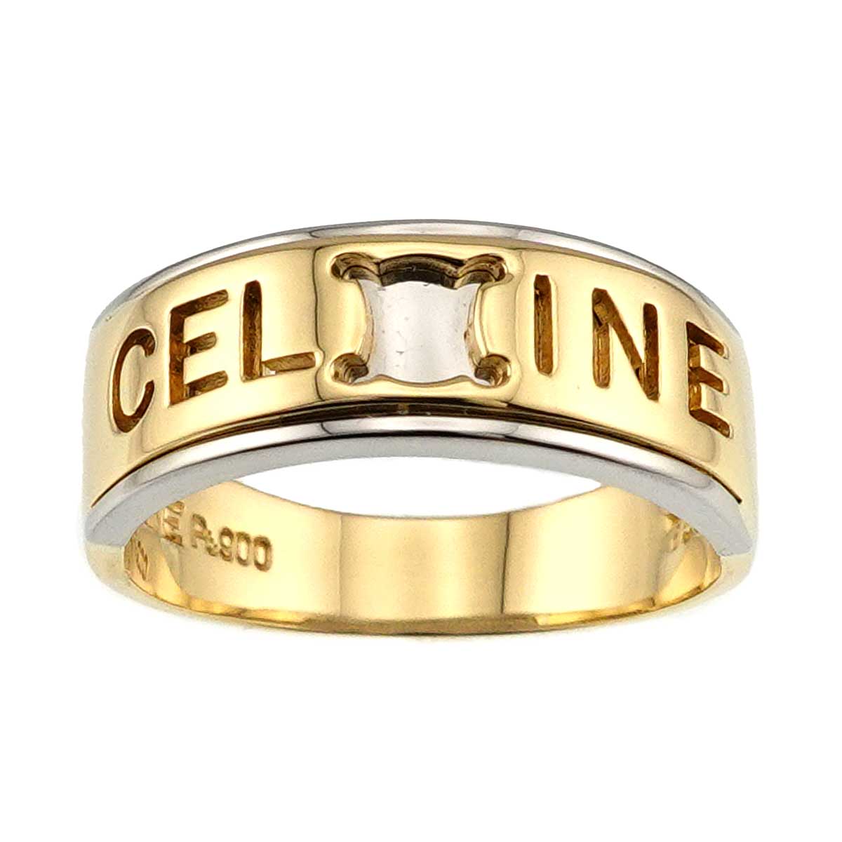 Ring 18K YG 750 Pt size6(US)