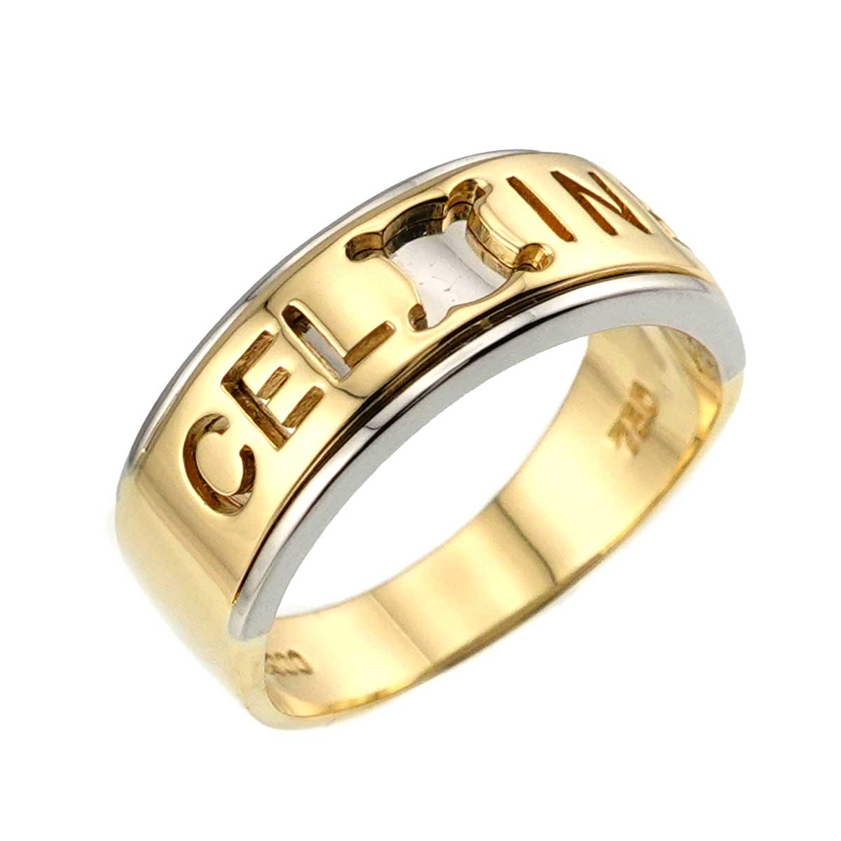 Ring 18K YG 750 Pt size6(US)