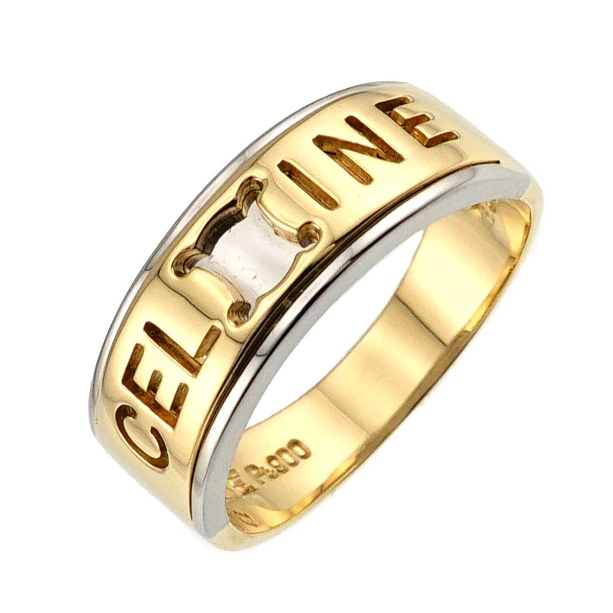 Ring 18K YG 750 Pt size6(US)
