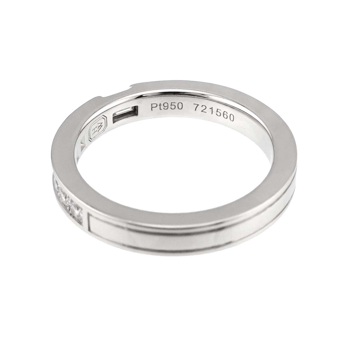 Traffic Diamond Ring Pt Platinum size4.5(US)