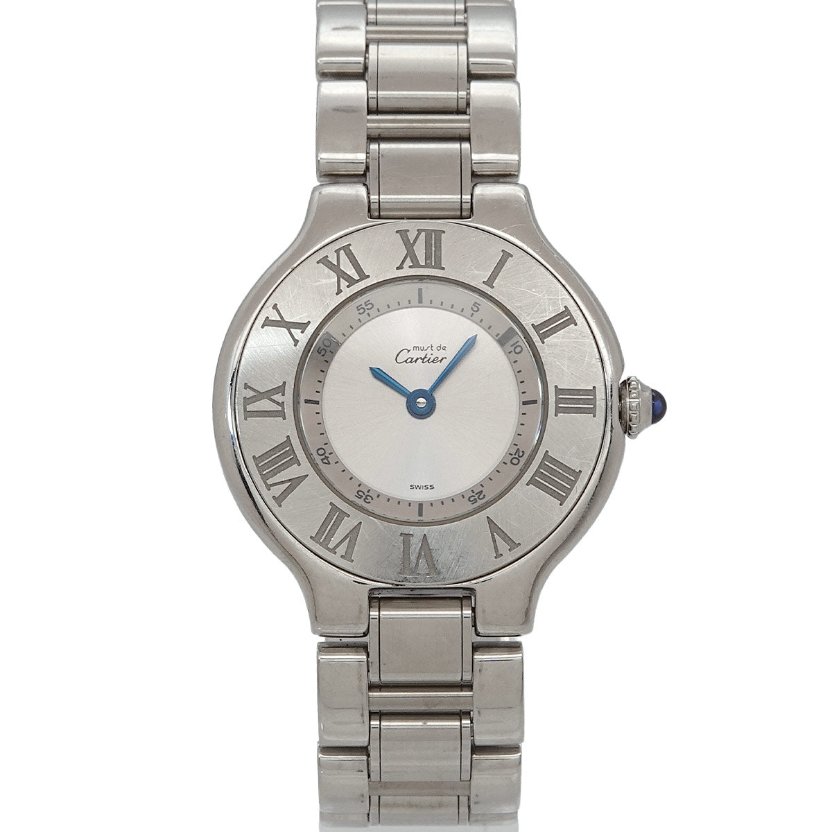 Must 21 W10109T2 Quartz Silver Dial Ladies Watch