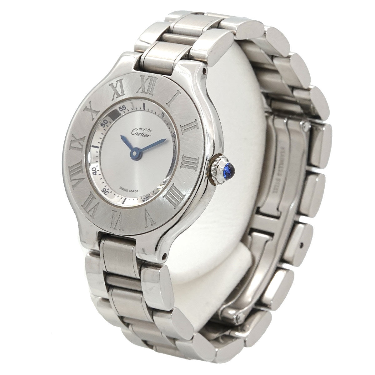 Must 21 W10109T2 Quartz Silver Dial Ladies Watch