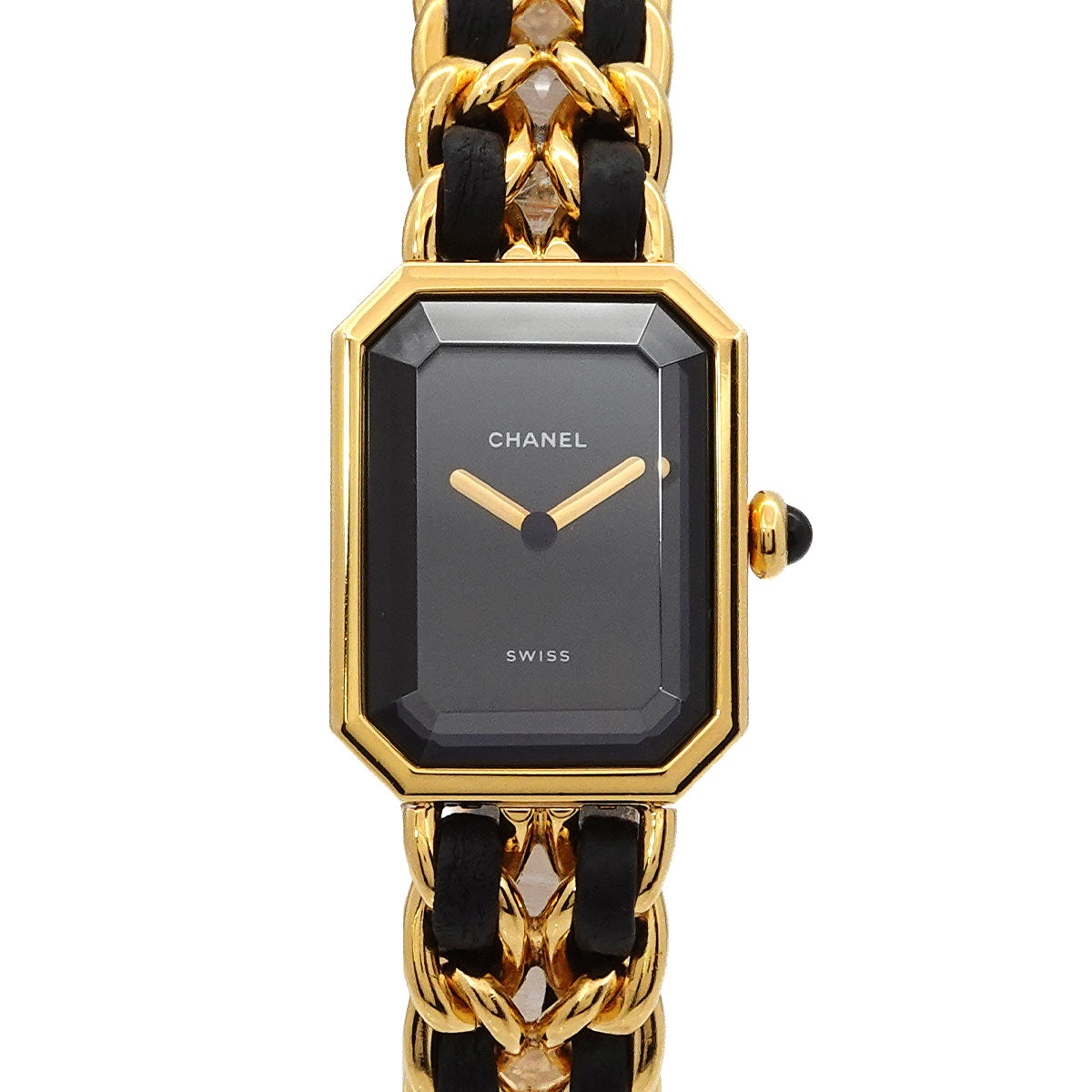 Premiere Size M H0001 Vintage Quartz Black Dial Ladies Watch