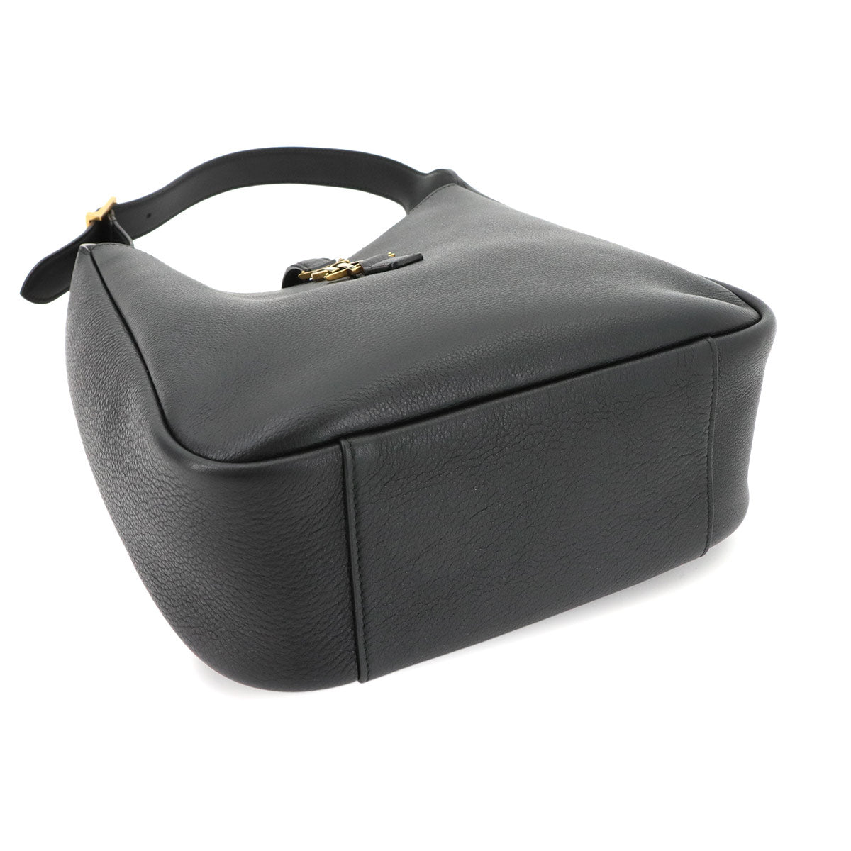 LE 5 A 7 Small Shoulder Bag Leather Black 713938
